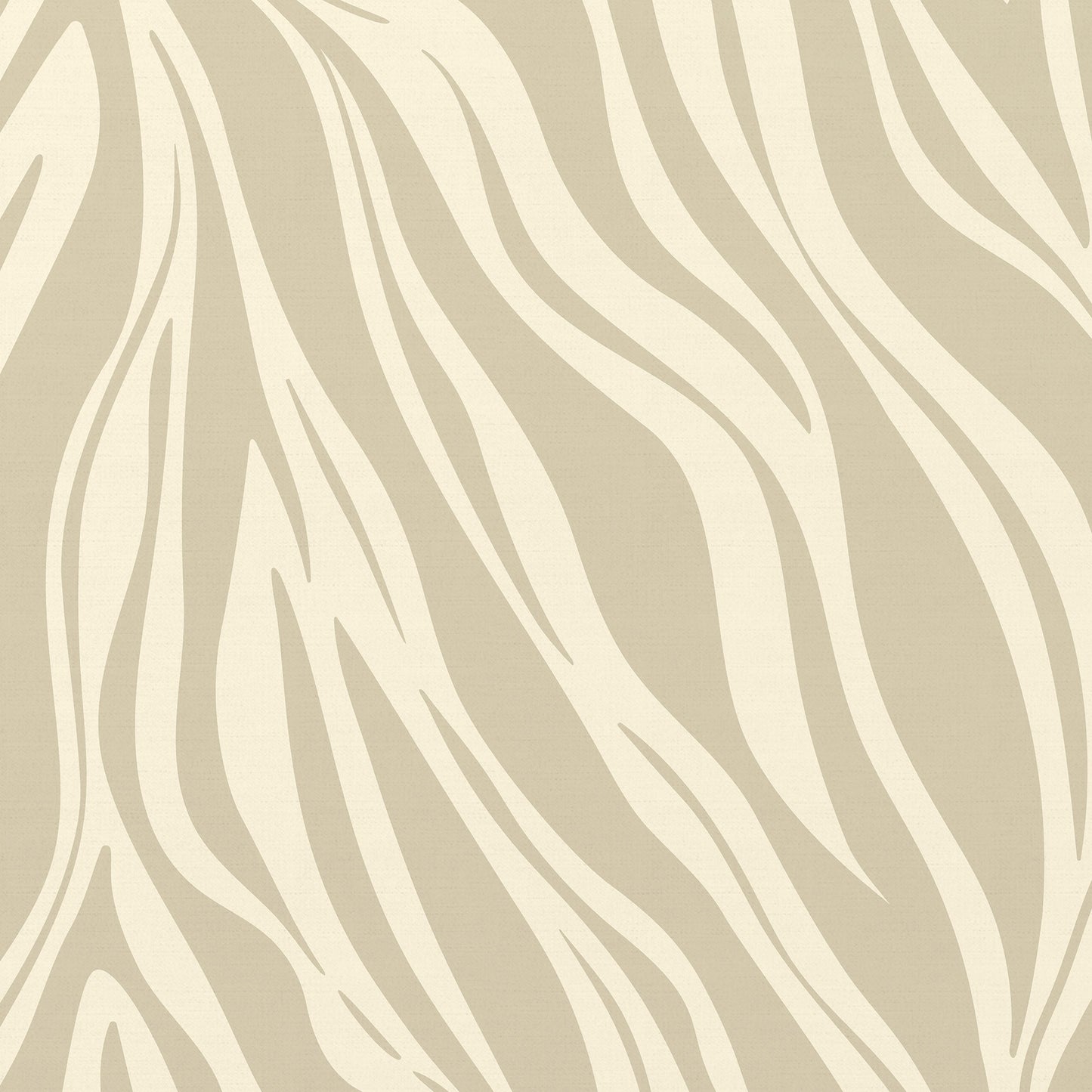 Close-up detail of Paloma Stone abstract print - fluid interlocking forms creating zebra-like pattern in stone and cream
