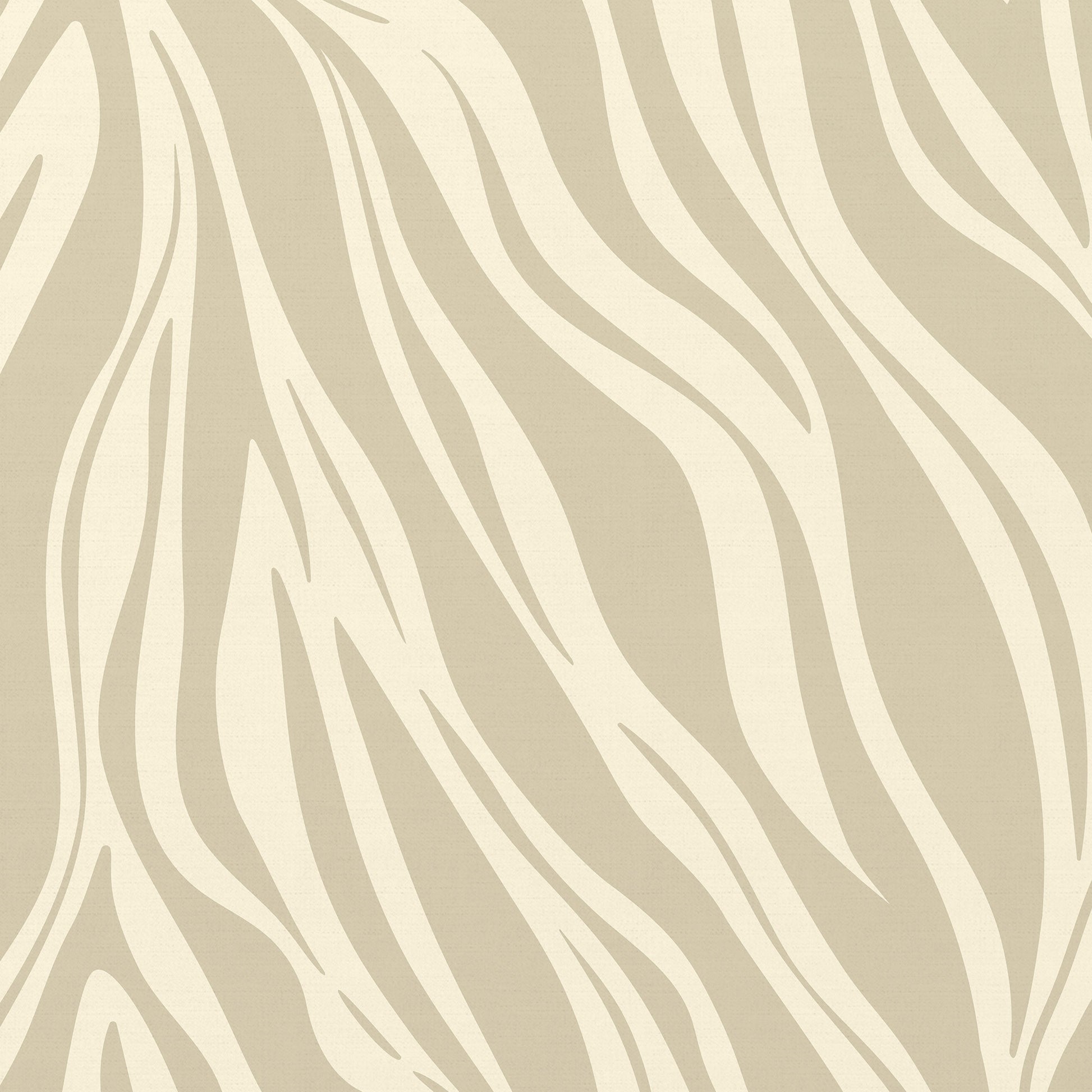 Close-up detail of Paloma Stone abstract print - fluid interlocking forms creating zebra-like pattern in stone and cream