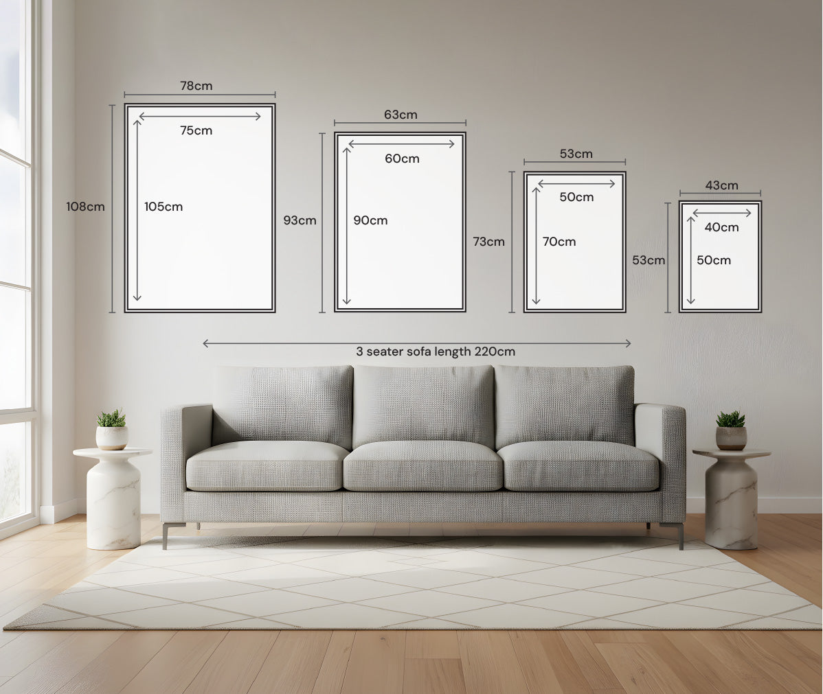 portrait print size guide diagram 